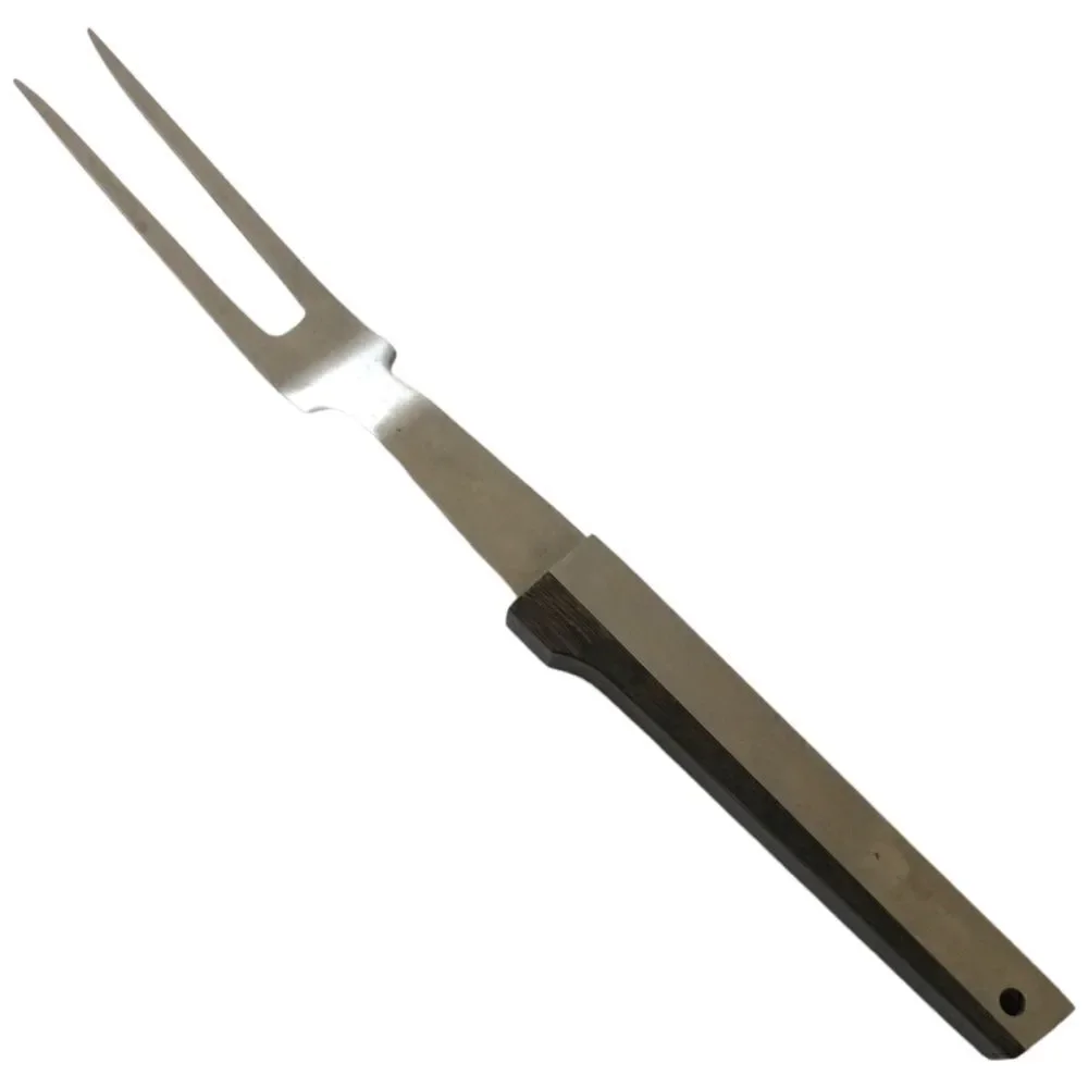 Vernco Meat Fork Carving Hi Cv Stainless Steel Japan Hand Honed Black Angus Mcm.